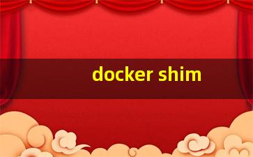 docker shim